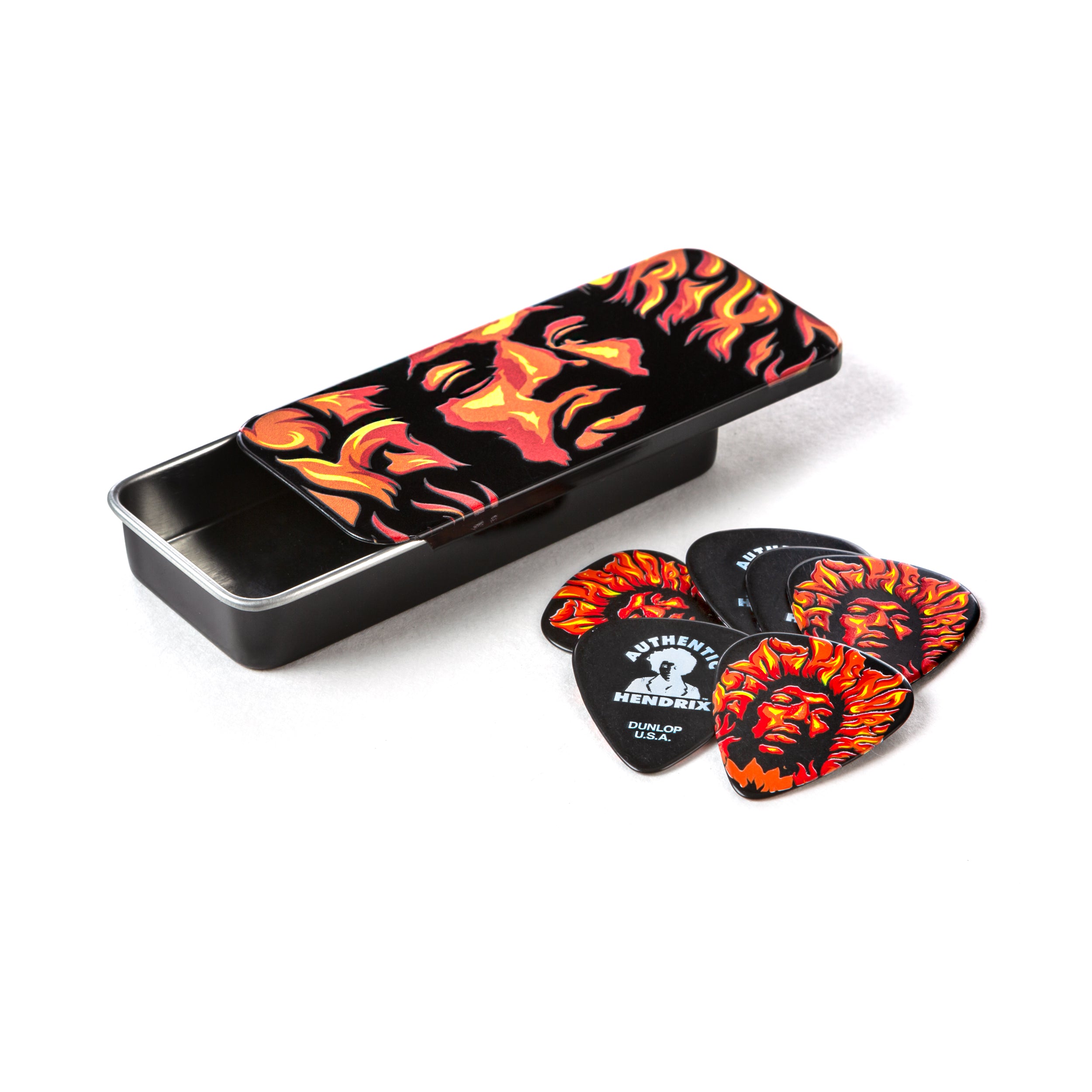 JIM DUNLOP | JT170 | Hendrix ’69 Psych Series Pick Tin. JIM DUNLOP | JT170 | Hendrix ’69 Psych Series Pick Tin.